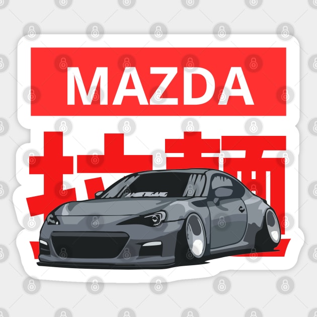 mazda rx7 Sticker by artoriaa